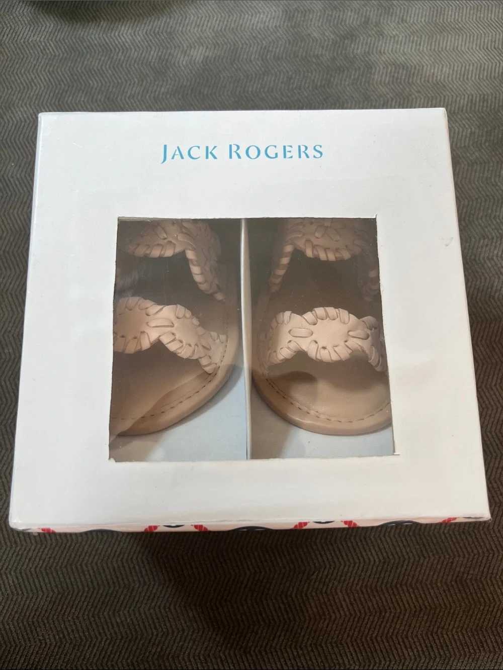 Jack Rogers Baby Lauren Blush NIB size 3-6M